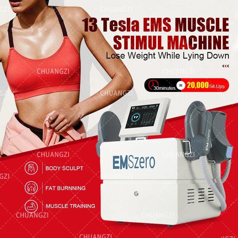 

DLS-EMSLIM 6000W HIEMSLIMF EMSzero Electro Magnetic Burn Fat Muscle Stimulator Ems Neo Electric Body Sculpting Machine