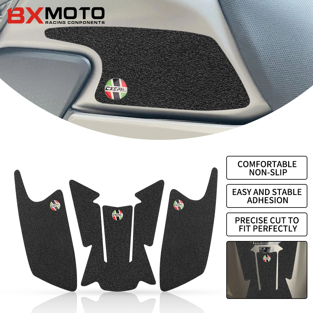

Black High Quality Motorcycle Non-slip Gas Oil Fuel Tank Pad Protector Sticker Fit For HONDA CB400X 2021 Water Proof Accessories