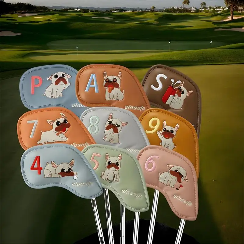 Чехол для клюшки гольфа водонепроницаемый защитный чехол с мультяшными