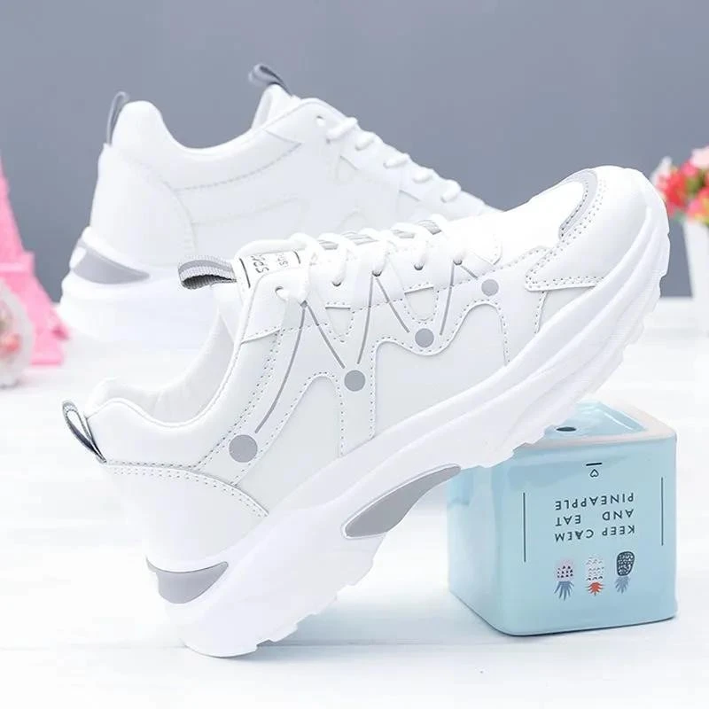 

Женские теннисные туфли, повседневные дышащие кроссовки, нескользящая водонепроницаемая обувь, большие размеры, на весну