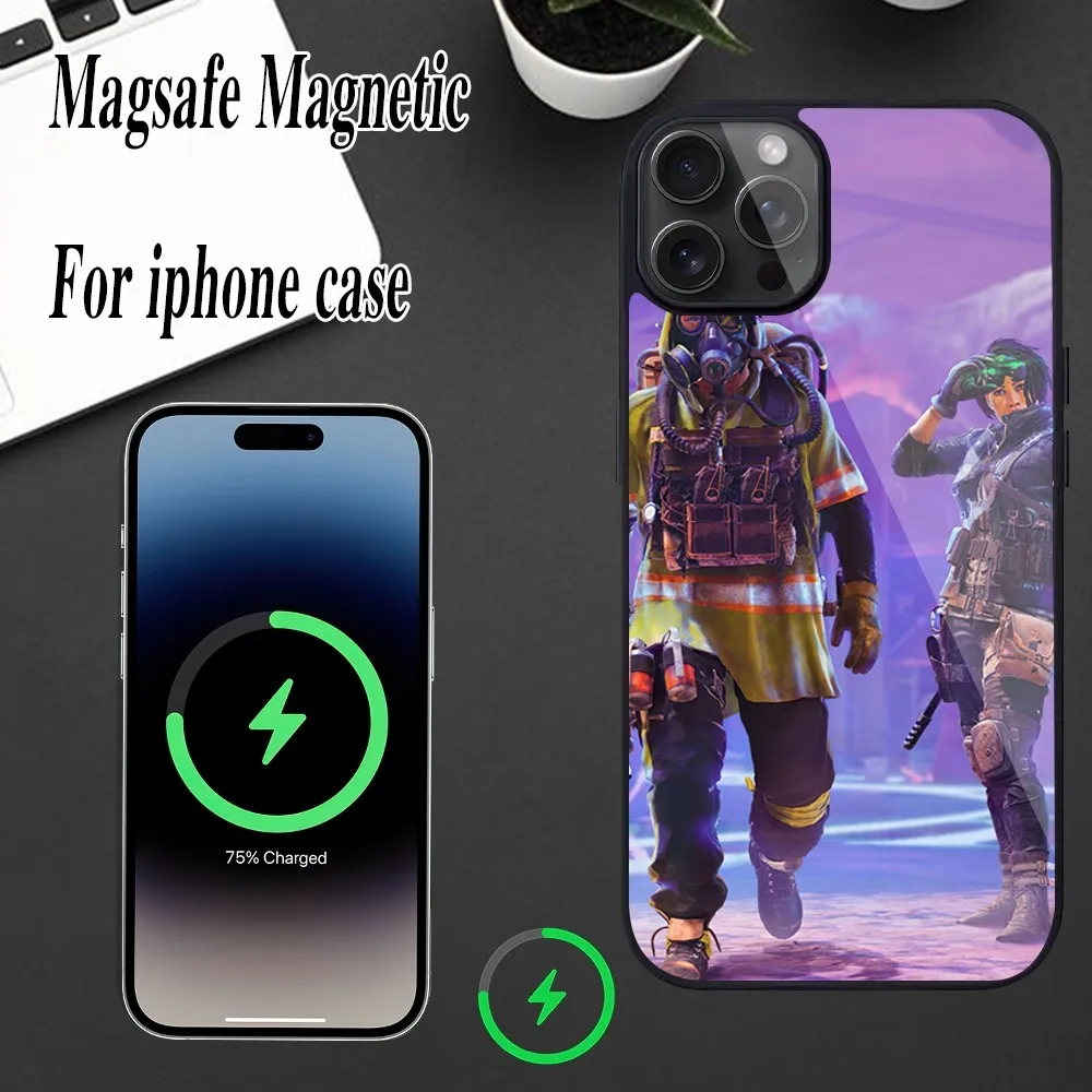 Чехол для телефона с игрой Tom Clancys XDefiant iPhone Magesafe Магнитный чехол 12 13 15 11 Mini 14 Max Pro Plus