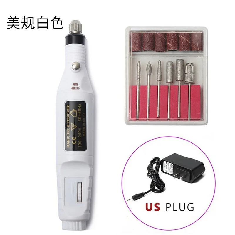 Электрическая дрель для акрилового дизайна и педикюра портативная пилка ногтей