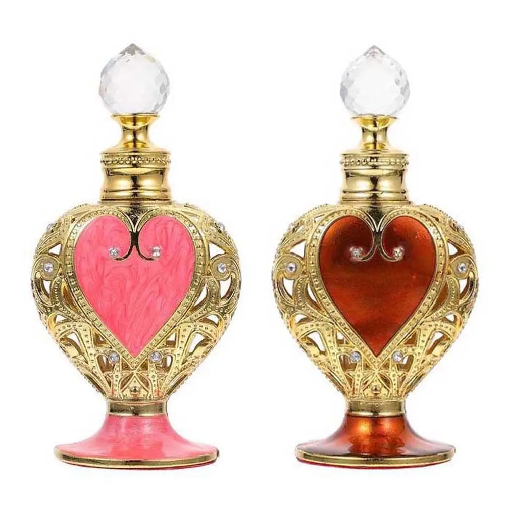 

1 Pack Middle Eastern Perfume Bottle Vintage Aroma Perfume Bottle Essential Oil Bottle Gold Plated Perfume Bottle