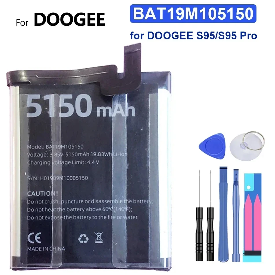 Сменный аккумулятор для DOOGEE S55 S55Lite T6 S60 S95 Pro S95Pro BL7000 BL12000 S60Lite BL12000Pro
