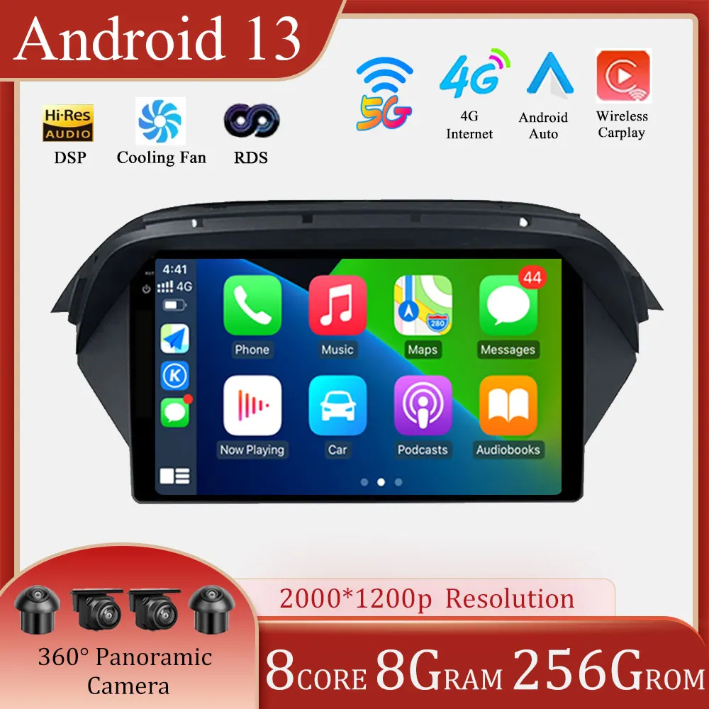 

Car Multimedia Video Player For Honda Acura MDX 2007 - 2013 GPS Radio Navigation Carplay 4G WIFI 9 Inch Android 13