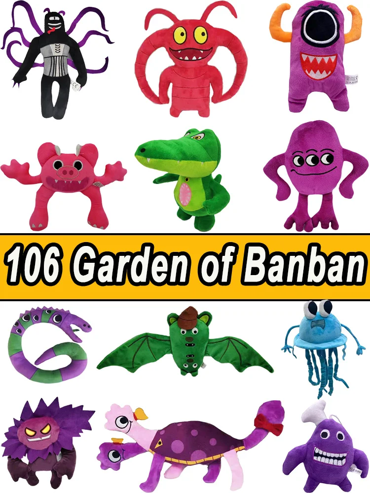 106 styles New Garten Of Banban 1 2 3 4 5 6Plush Game Animation Surrounding  Garden Of Banban Plush Birthday Holiday Plush Toy - AliExpress
