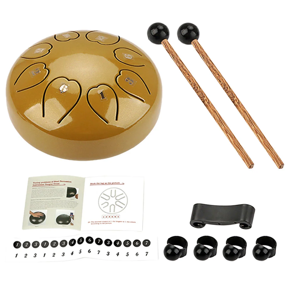 

Ethereal Drum Percussion Instrument Beginners Tongue Metal Small Musical Hand Instrumentos Musicales Para Adultos