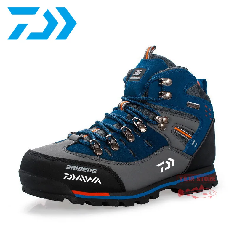 

Daiwa Fishing Shoes Autumn Men's Sports Shoes Waterproof Non-slip Shoes Winter High-top Boots Men Outdoor Hiking Fishing Shoes