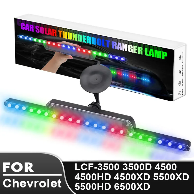 

Car LED Lights Solar Warning Light Lamps Tools Auto Goods for Chevrolet LCF-3500 3500D 4500 4500HD 4500XD 5500XD 5500HD 6500XD