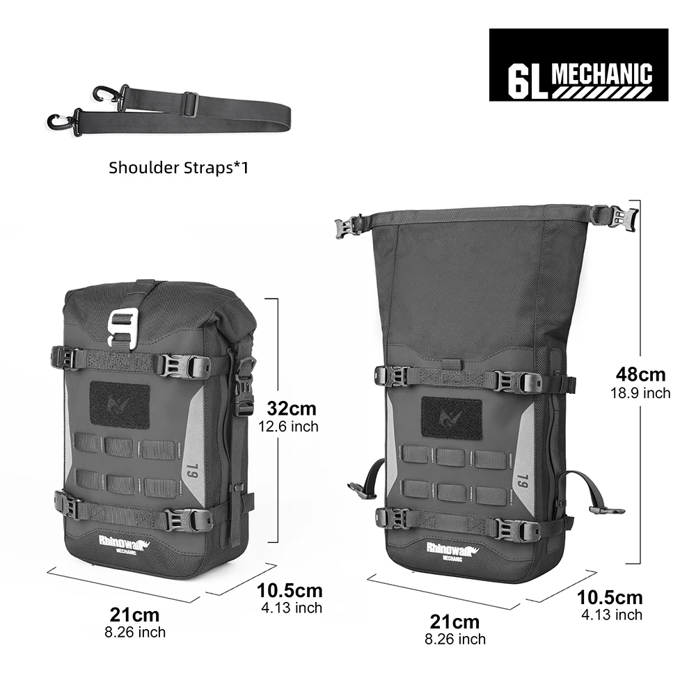 Эконом-сумка для мотоцикла Rhinowalk 2024 Высококачественная сумка путешествий на