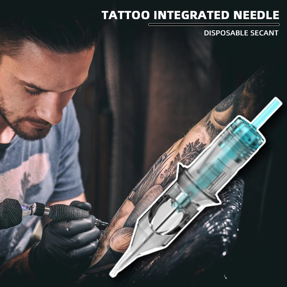 

Clear Case Tattoo Needles Anti-backflow Disposable Eyebrow Lip Multifunctional Safe And Practical Fast Rebound Coloring Reliable