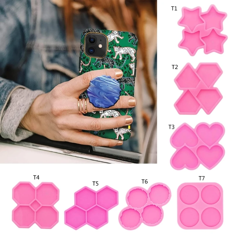 

Держатель для телефона, эпоксидная смола, форма, значок, катушка, форма, держатель для телефона, форма для изготовления ювелирных изделий, 124A