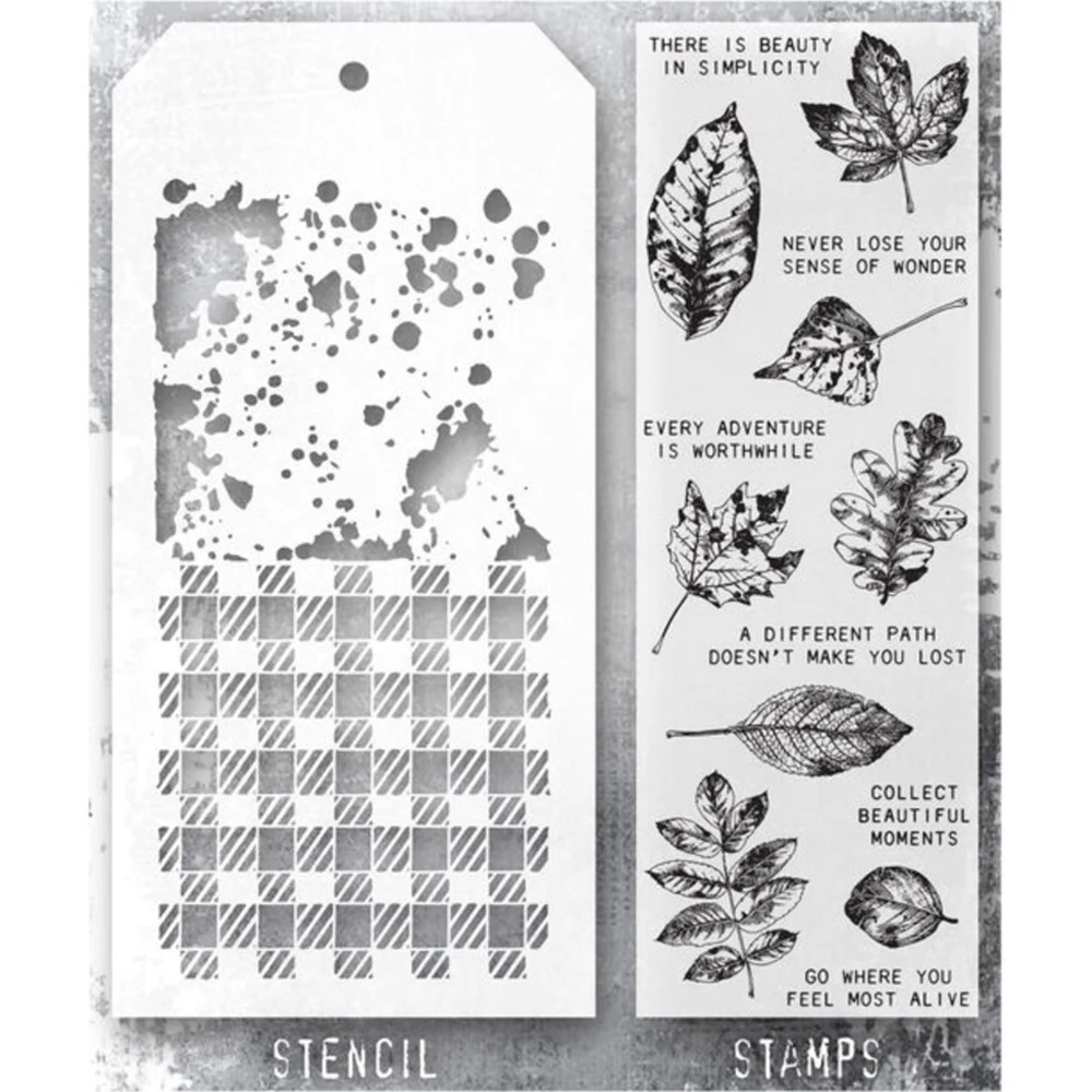 

Новинка 2022, прозрачные штампы и трафарет в стиле ретро с рисунком осенних листьев для изготовления слов, поздравительных открыток, скрапбукинга, без металлических пресс-форм