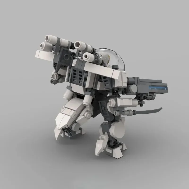 Военная машина AF-03 робот Mecha Строительный набор-300 шт. набор MOC идеальный подарок