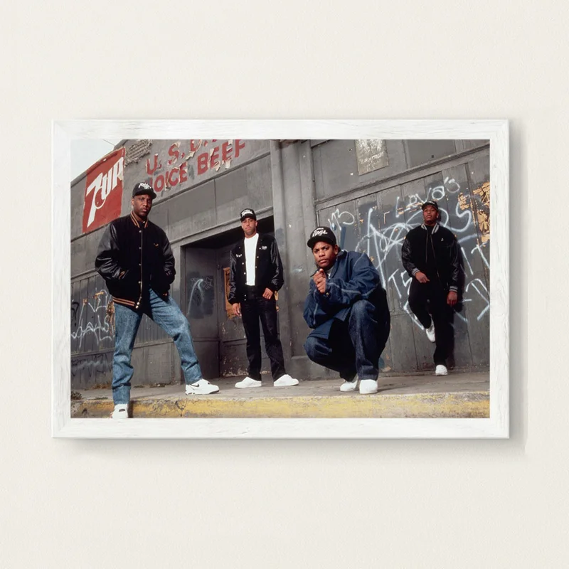 N.w.a хип-хоп кубик льда Dr.dre Eazy-e постеры и принты Картина на холсте искусство стены