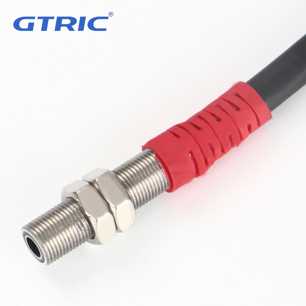 

GTRIC Mini Laser Photoelectric Sensor Diffuse Reflection M06 08 10-30VDC NPN PNP Sensing Light Spot Visible Small Optical Switch