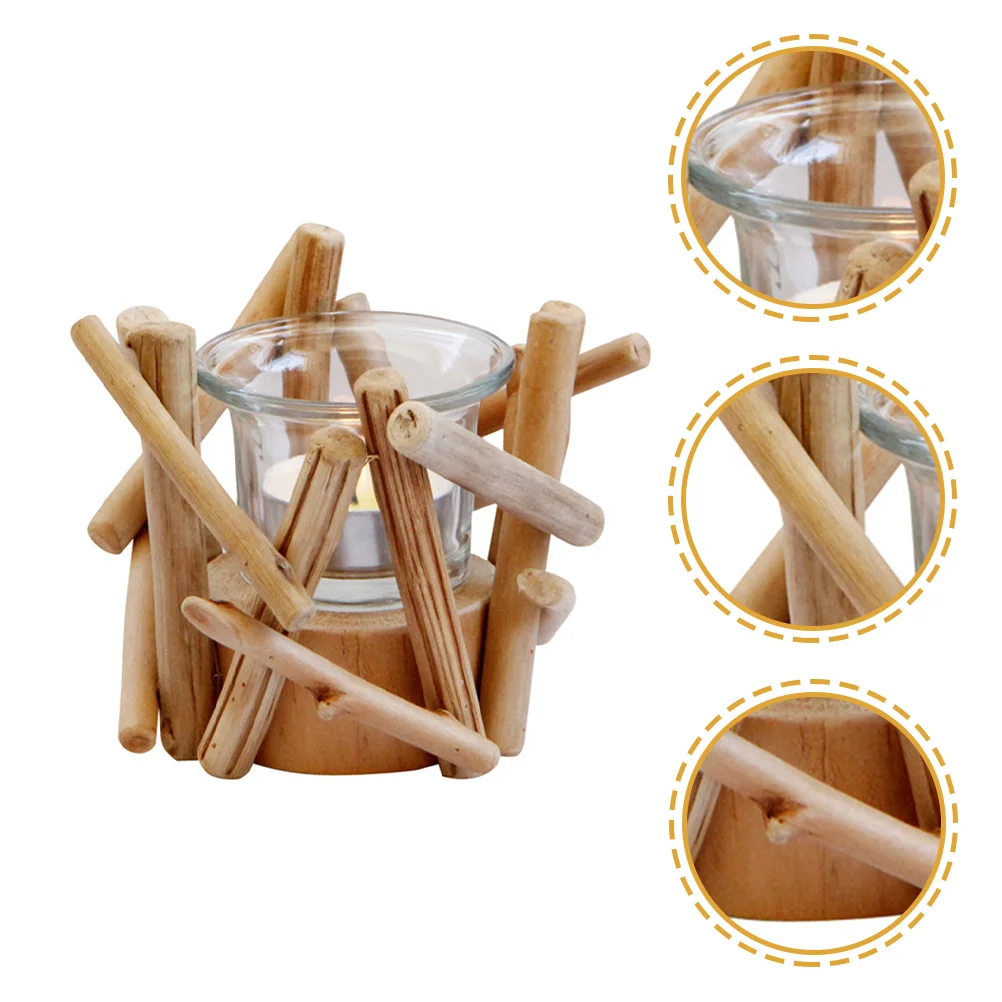

Countryside Wedding Candlestick Decorative Holder Hollow Holder