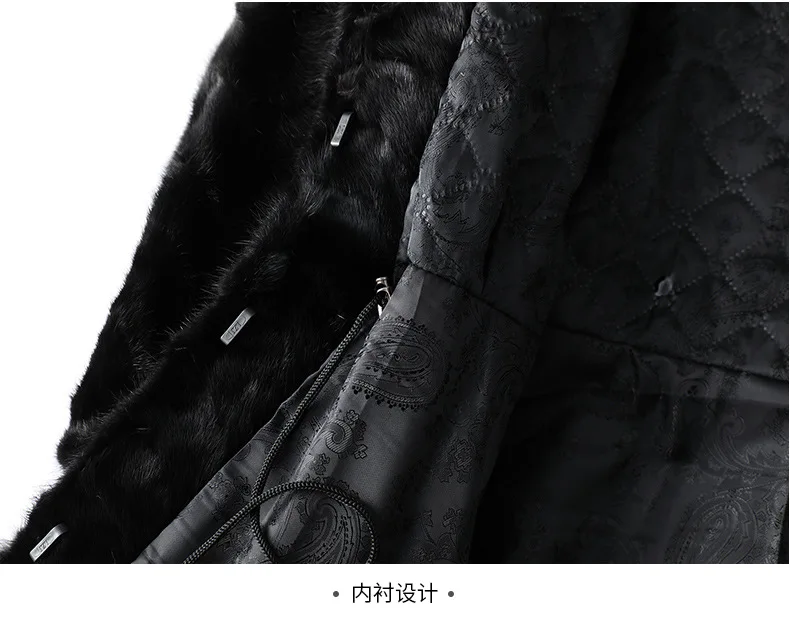 Роскошная куртка из натурального норкового меха с капюшоном тонкий пояс зимняя