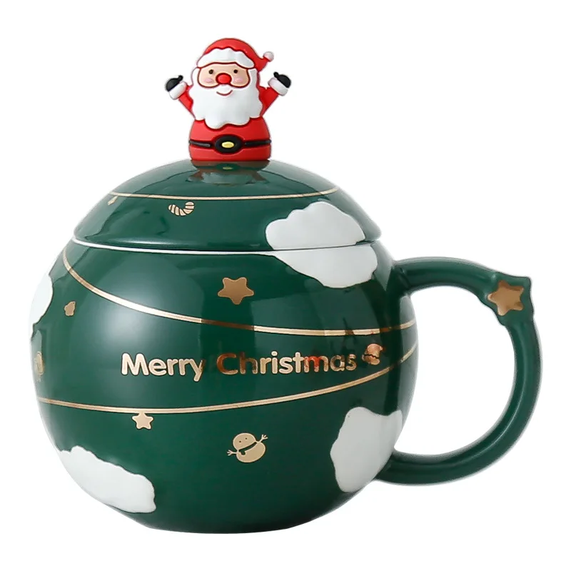 

Coffee Mug Xmas Ceramics Office Christmas Cup For Coffee Tables Nordic Cups for Couples Mugs Travel Gift Ceramic Cute Tea Beer