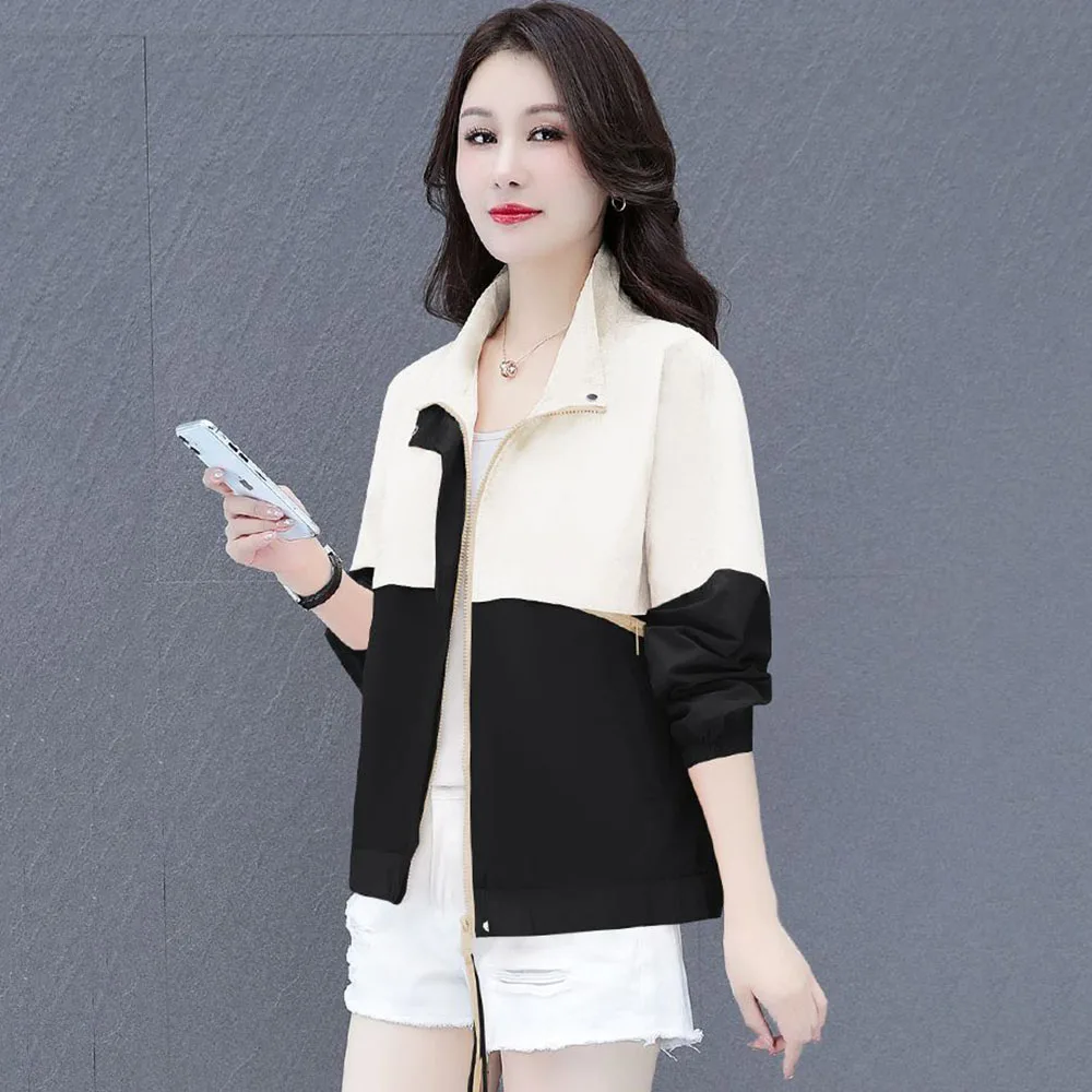 Летняя новая свободная модная Солнцезащитная тонкая куртка в западном стиле с