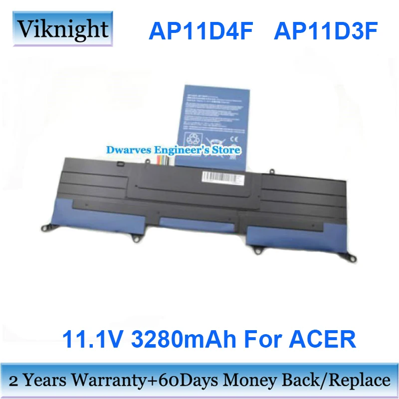 Аккумулятор AP11D4F AP11D3F 11,1 В для ноутбука ACER Aspire S3-951 C720 M2346 MS2345 S3, ультрабук 13,3 дюйма, Аккумулятор для ноутбука 3280 мАч