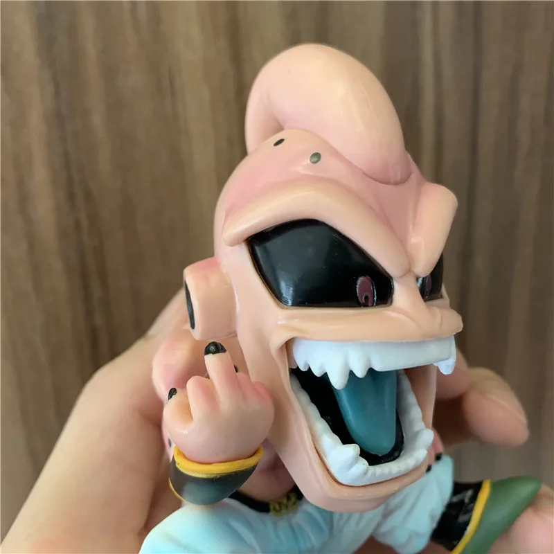 Фигурка Dragon Ball Z Buu Majin Boo с плохим вкусом средний палец когда сидит Ver. Экшн-фигурка