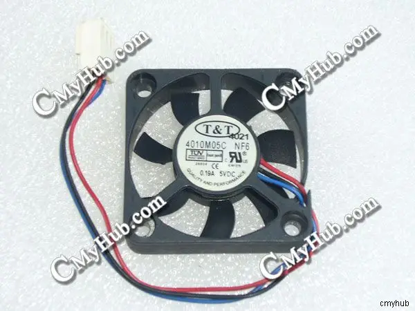 Для T &amp 4010M05C NF1 NF6 DC5V 5VDC 0.19A 4010 4 см 40 мм 40x40x10 40*40*10 3pin 3wire чипсет охлаждающий