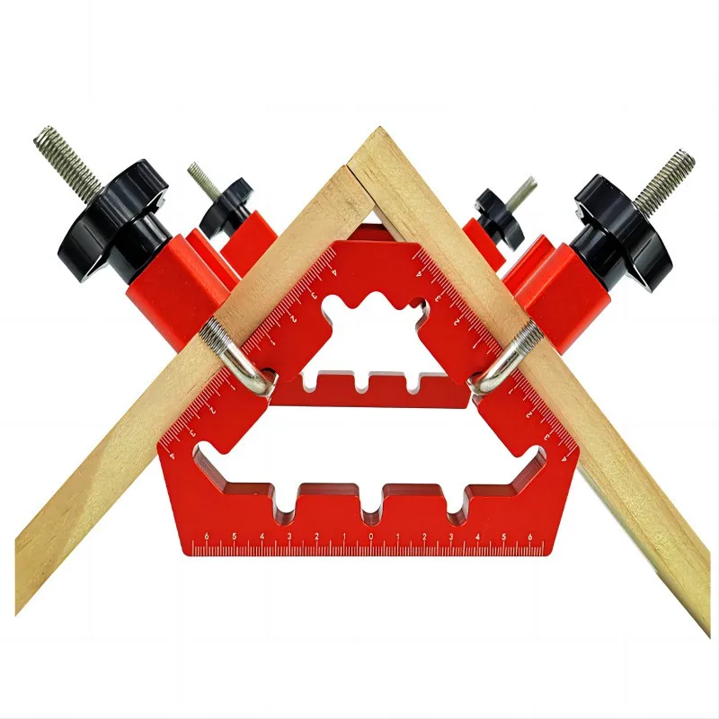 

Carpenter's square 90 ° positioning block carpenter's square fixture carpenter's tool inch aluminum alloy height ruler