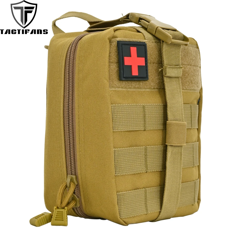 

New Tactical First Aid Pouch Patch Bag Molle Hook and Loop Amphibious Medical kit EMT Emergency EDC Rip-Away Survival IFAK