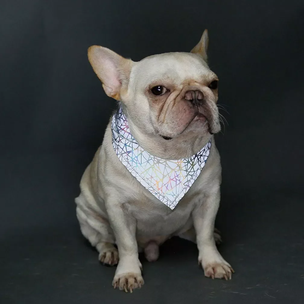 

Colorful For Small,Middle,Large Dog Safety Dog Neckerchief Pet Triangle Towel Dogs Bandana Pet Accessories Cats Scarf