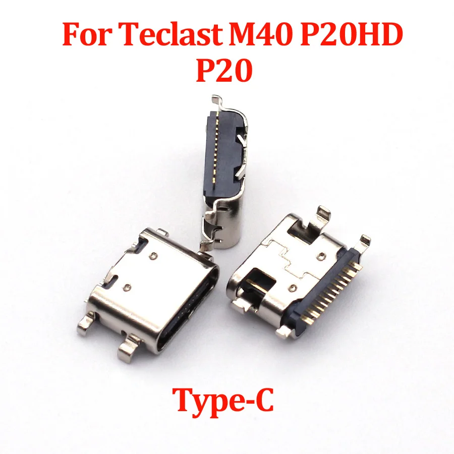 10PCS USB Type-C Charger Jack Port For Teclast M40 P20HD P20 10.1 Inch USB C Charging Plug Dock Socket Connector