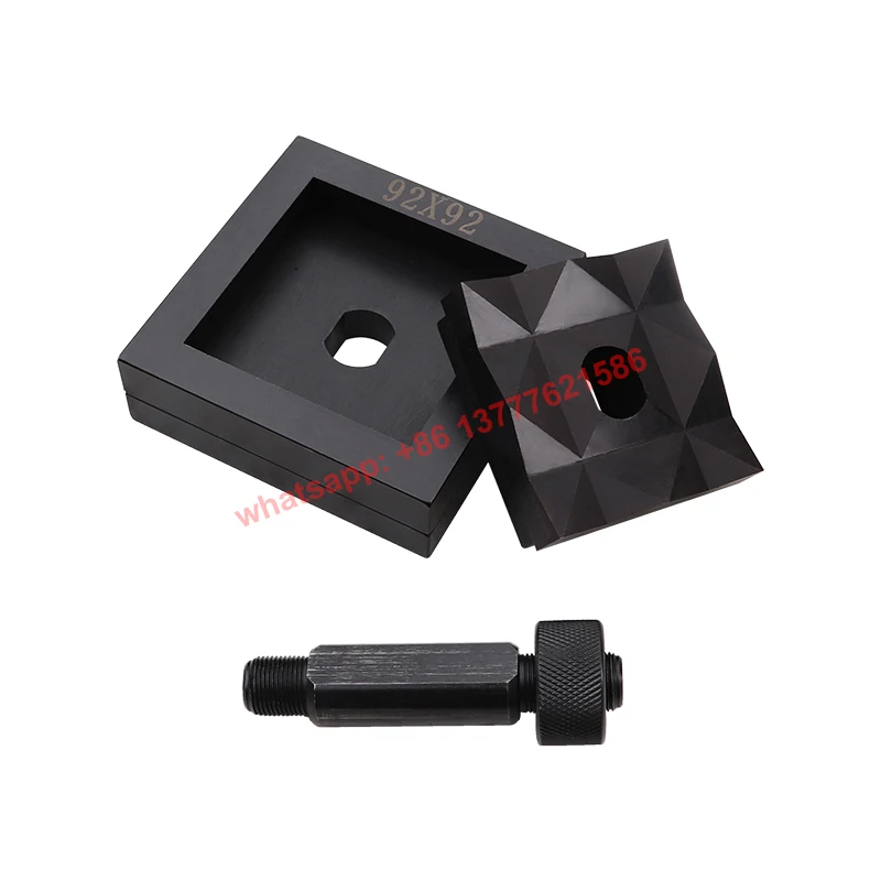 [Готовый запас] 92x92 мм, гидравлическая штамповка, фотоэлемент для квадратная матрица/15, квадратное отверстие из нержавеющей стали, ручная штамповка