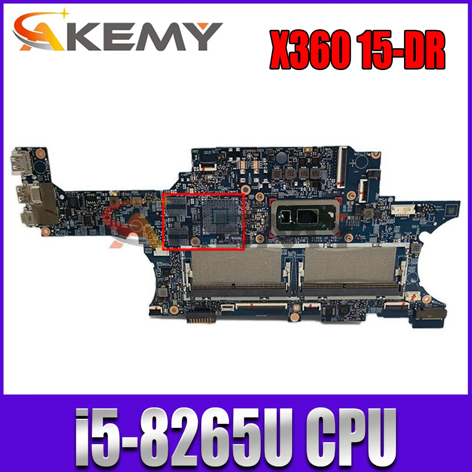 

Akemy L53569-601 18748-1 original motherboard SREJQ i5-8265U GM For HP ENVY X360 15-DR 15T-DR laptop motherboard mainboard