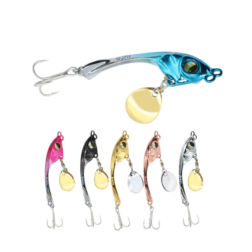 

Topline 10g/15g Metal Fishing Lures Spinner Spoon Artificial Hard Bait Wobbler Swimbaits with Hook Fishing Tackle Acceossory
