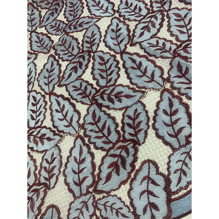 Африканский по низкой цене нигерийская яркая хлопковая кружевная ткань для