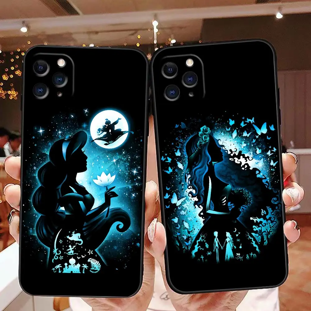 

Disney Lovely Cute Princess Caeroon Phone Case For Apple iPhone14 13 12 11 Pro Max Mini XR X XS 8 7 SE Plus Max Cover Funda Capa