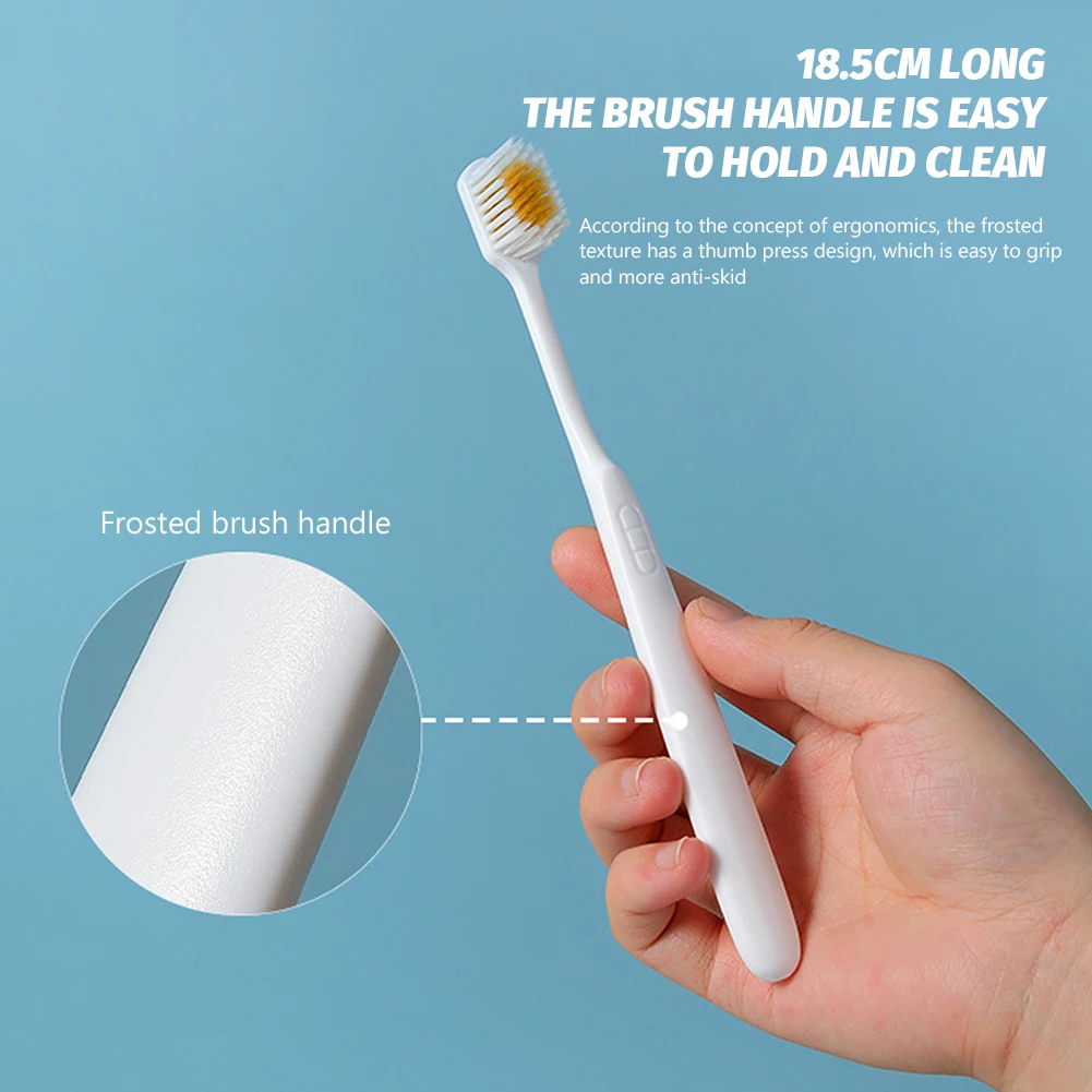 

3/6 Pcs Wide Head Soft Bristle Toothbrush Soft Bristles Home Supply Lbshipping