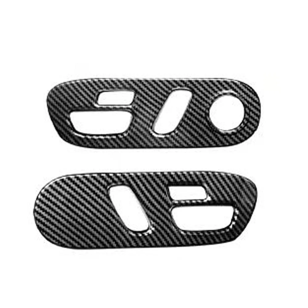 

Для Xiaomi YU7 2025, кнопка регулировки сиденья, защитная крышка из углеродного волокна, защитная наклейка, модификация салона автомобиля, украшение