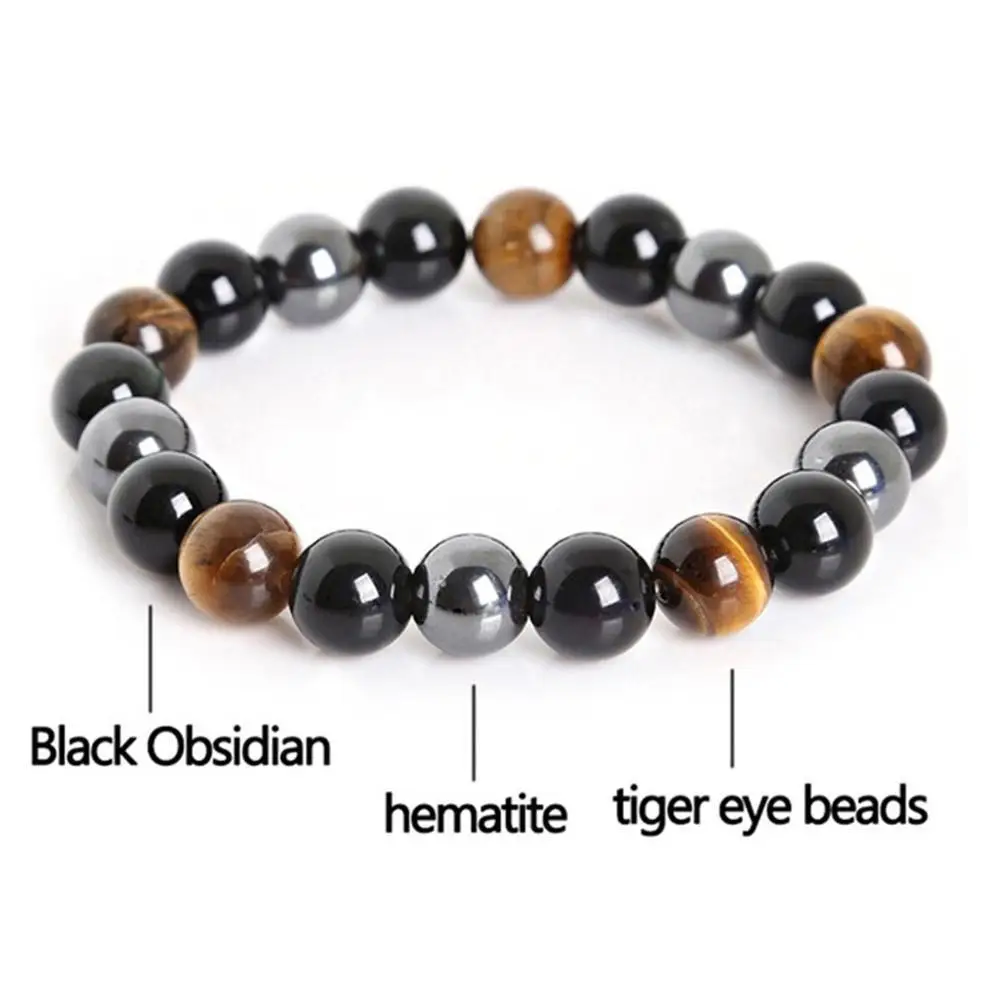 Браслет Кварцевый из натурального камня, 8/10 мм