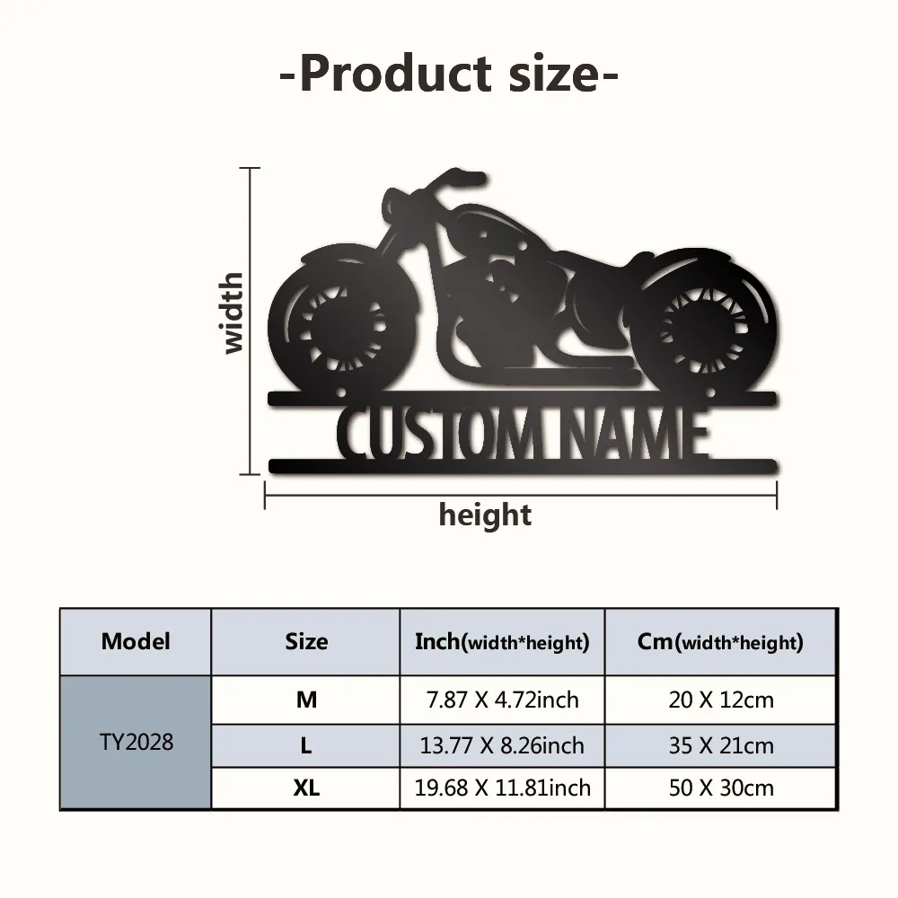 Металлическая настенная табличка для клуба