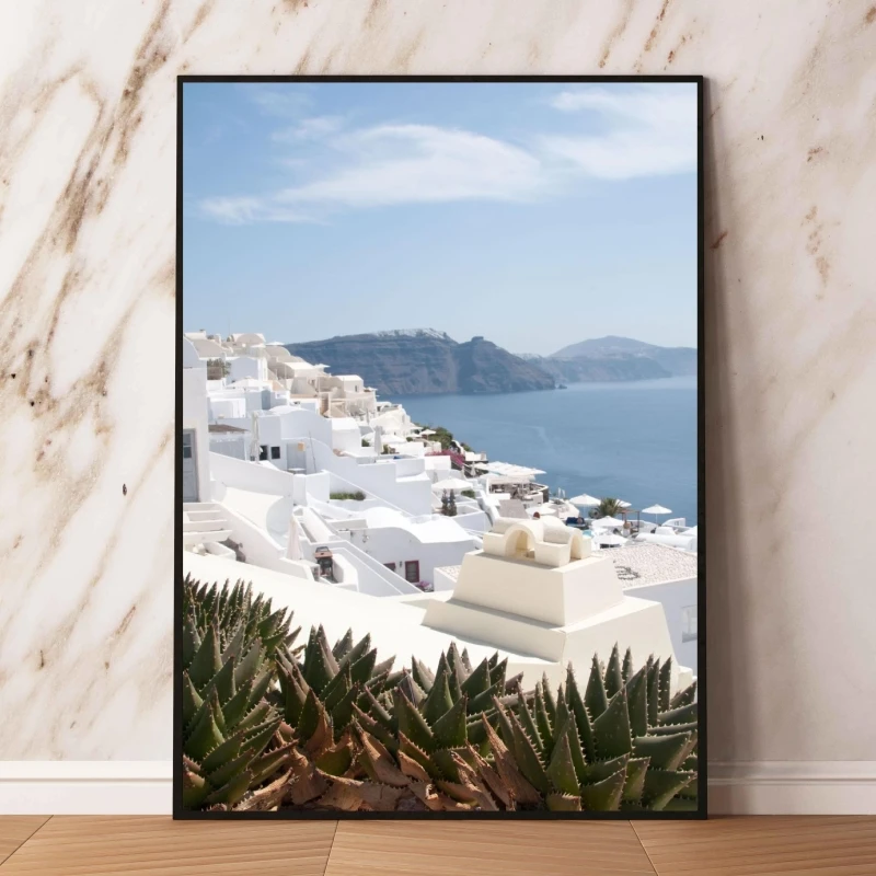 

Canvas Art Walls Painting Santorini Oia Bliss 1 Cuadros Best Gift Gifts Room Home Comics Pictures Decorative Kid Action Figures