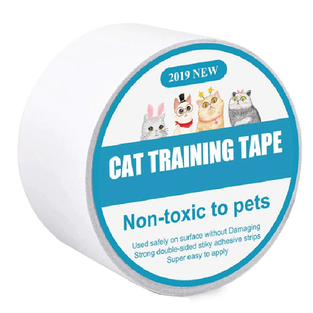 

Double Sided Cat Training Tape Non Toxic and Odorless Cat Training Tape for Holding Your Rugs Furniture in Place