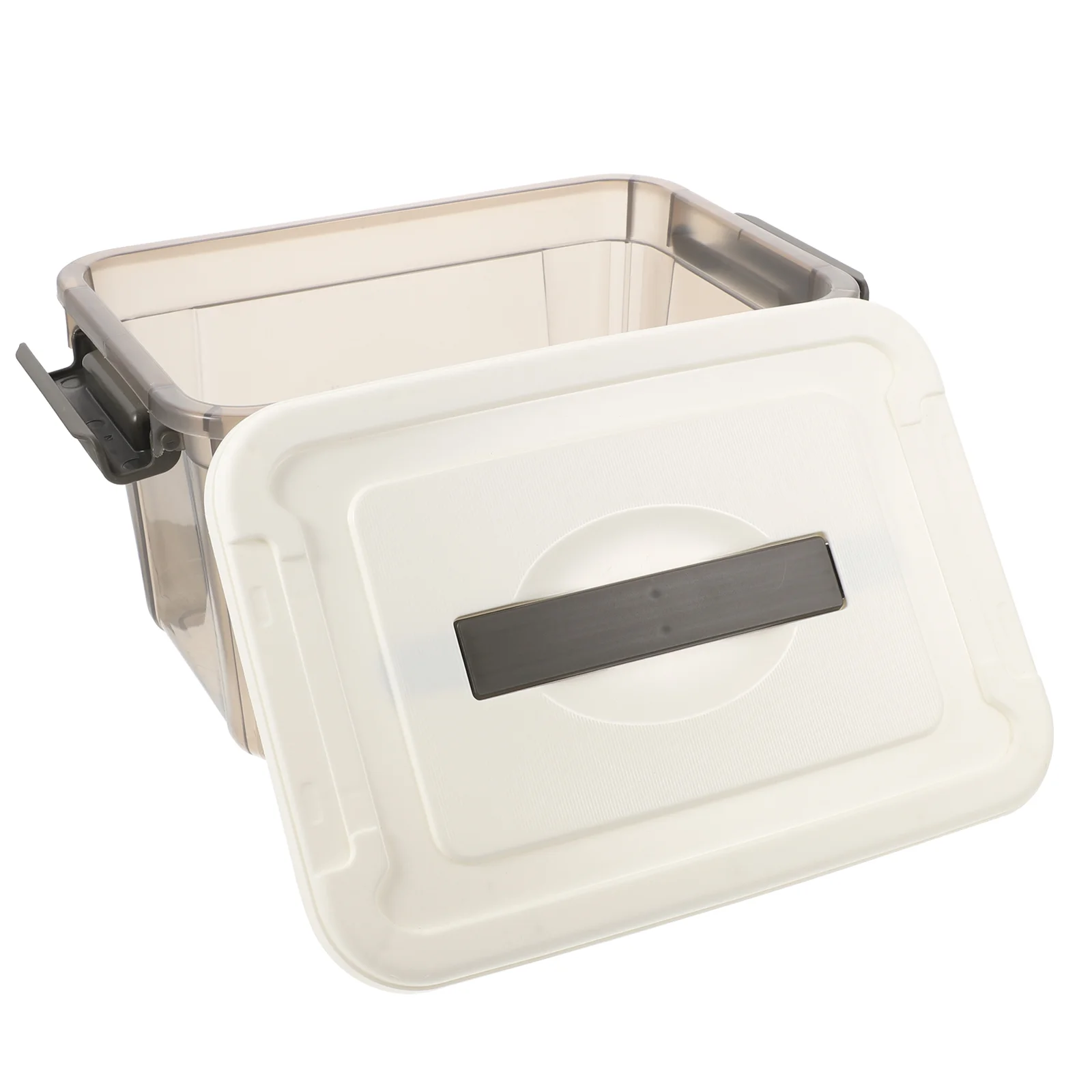 

Storage Boxbin Container Bins Clothessundries Lids Stackable Clear Latching Office Organizer Case Baskets Holder Totekitchen