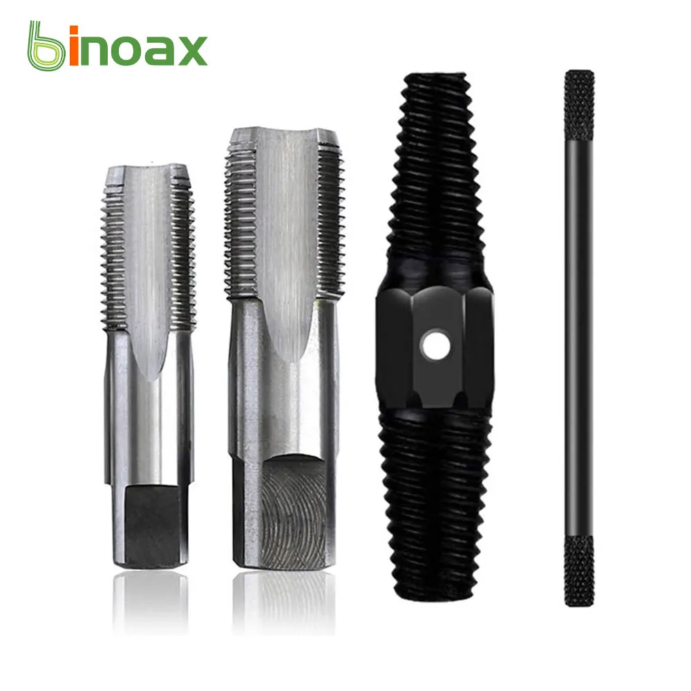 

Binoax Wire Screw Extractor Broken Water Pipe Thread Repair Tap Set High Carbon Steel Remover Manual Tools