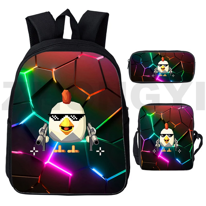 Мужской рюкзак для ноутбука и путешествий с 3D-принтом