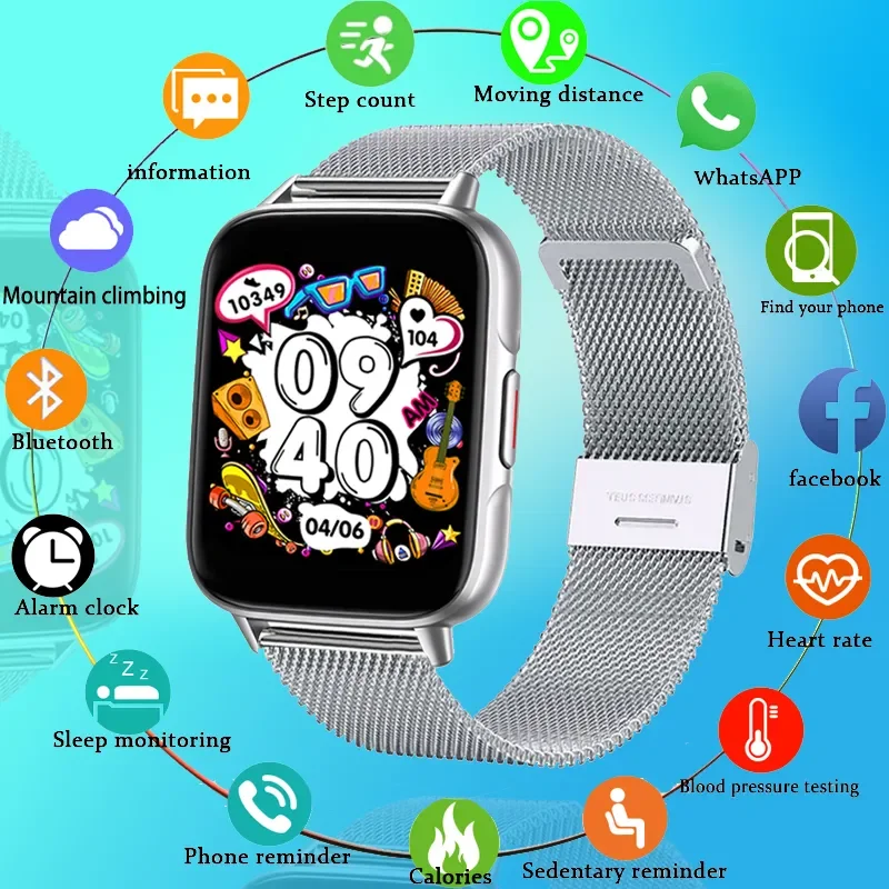 

New Bluetooth Answer Call Smart Watch Men Full Touch Dial Call Fitness Tracker IP67 Waterproof Smartwatch men women +Box