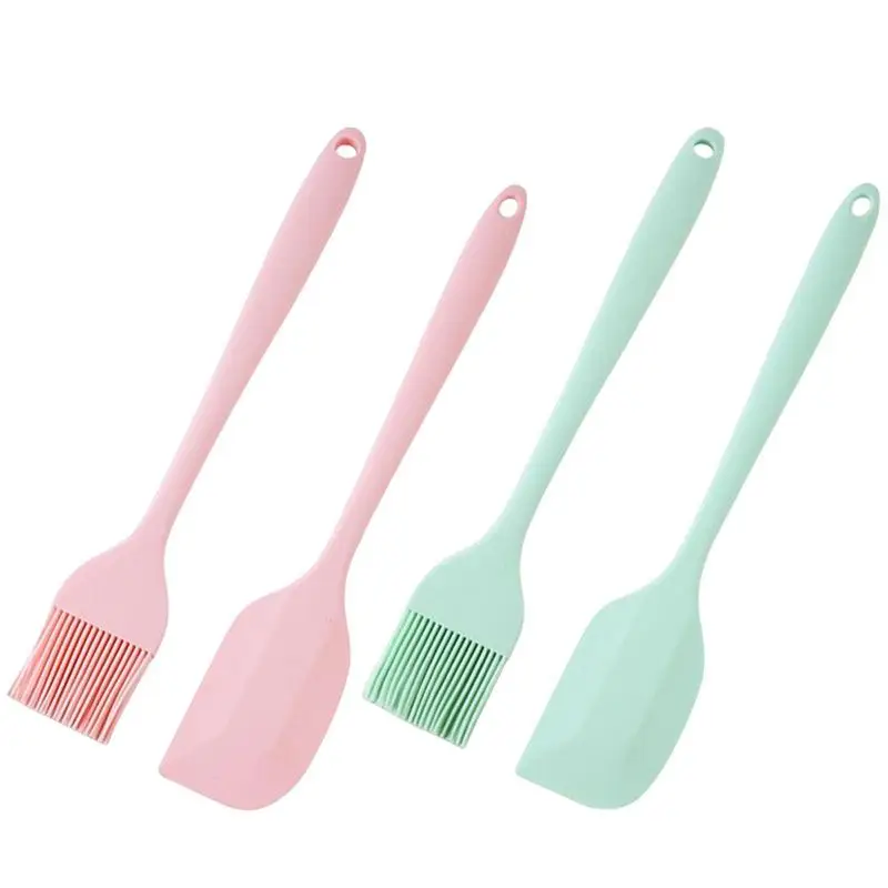 

Silicone Basting Brush Scraper Silicone Oil Cooking Pastry Brush Portable Barbecue Desserts Baking Oil Turkey Kitchen Brush For