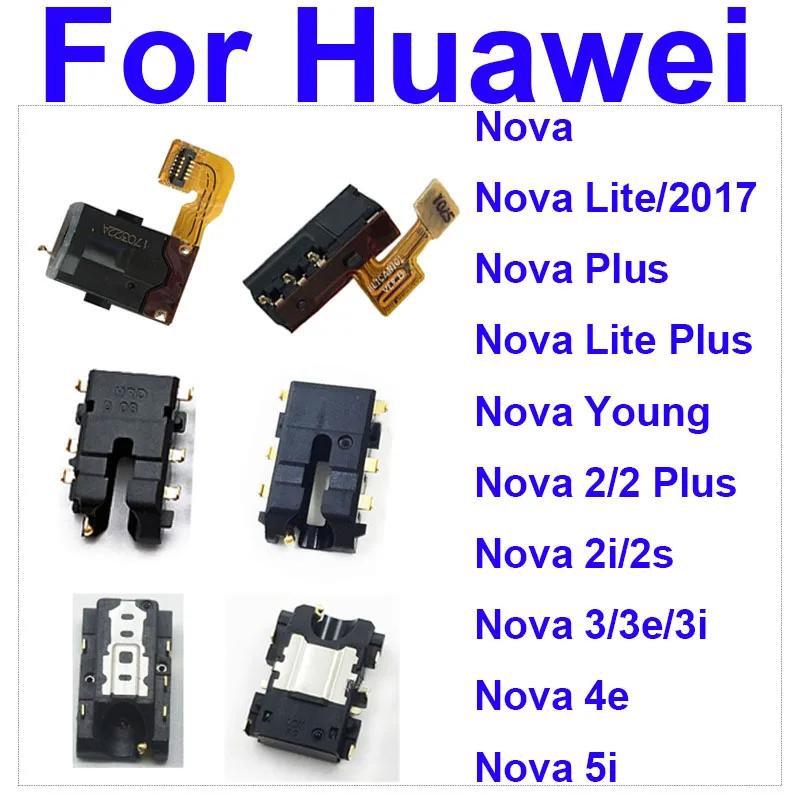 

Audio Jack Flex Ribbon For Huawei Nova 2 2i 2S 3e 3i 3 4e 5i Lite 2017 Plus Young Headphone Earphone Port Flex Cable Parts