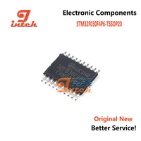 100 new stm32f030f4p6 stm32f tssop 20 arm microcontroller mcu chip
