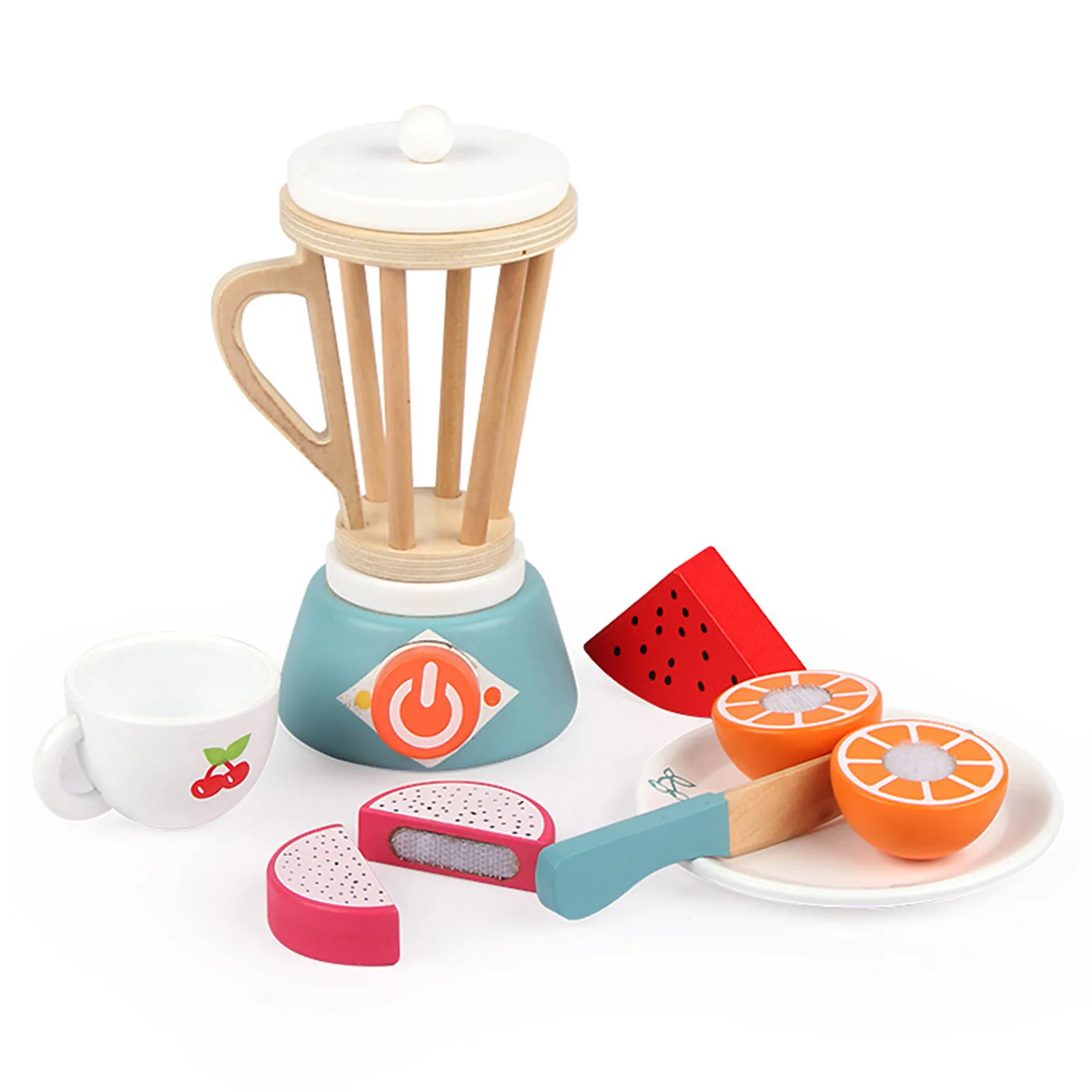 Smoothie Maker Blender Set Wooden Smoothie Machine Juicer To